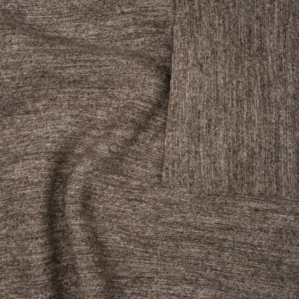 Strickwalk Braun meliert