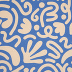 Tencel Jersey Regenbogen Abstrakt Blau | Stoffwerk