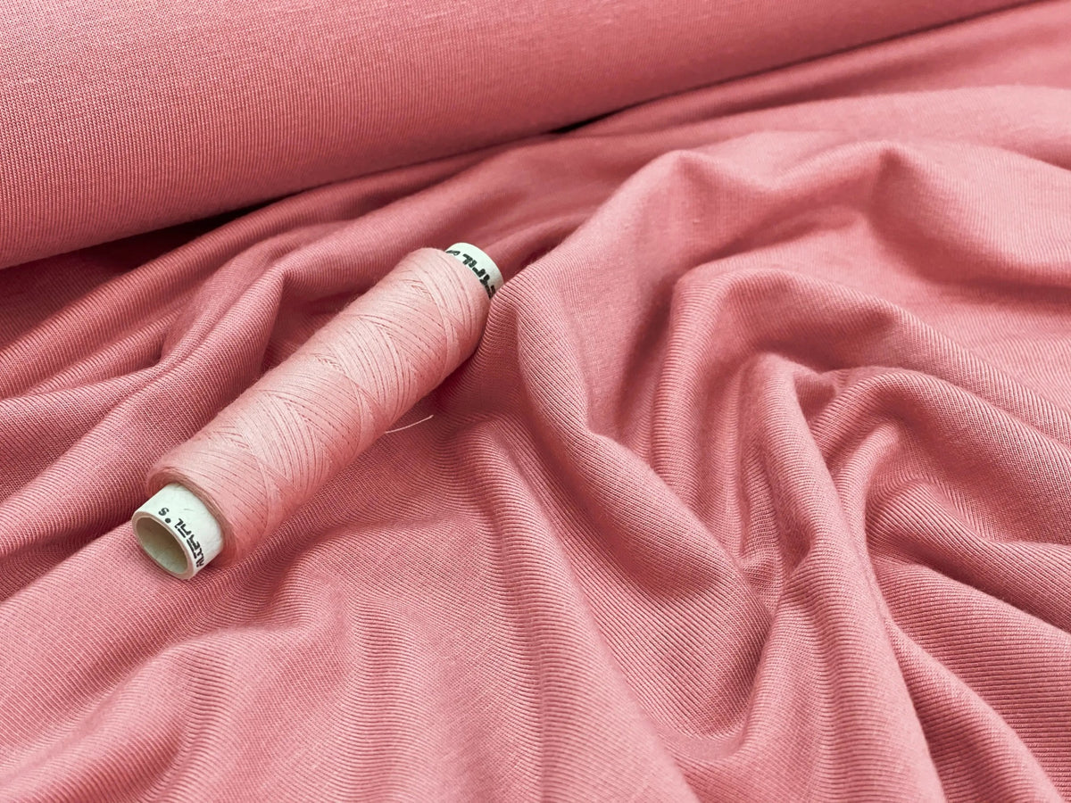 Tencel Modal Jersey Kräftiges Rosa | Stoffwerk