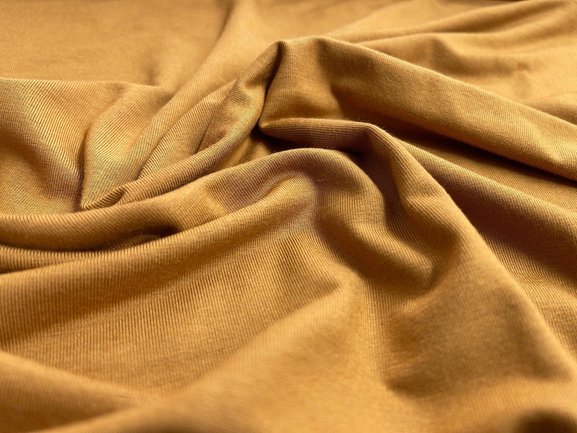 Tencel Modal Jersey ockergelb