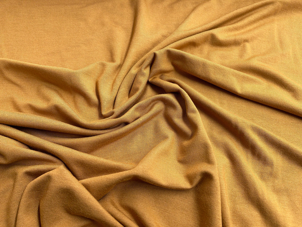 Tencel Modal Jersey ockergelb