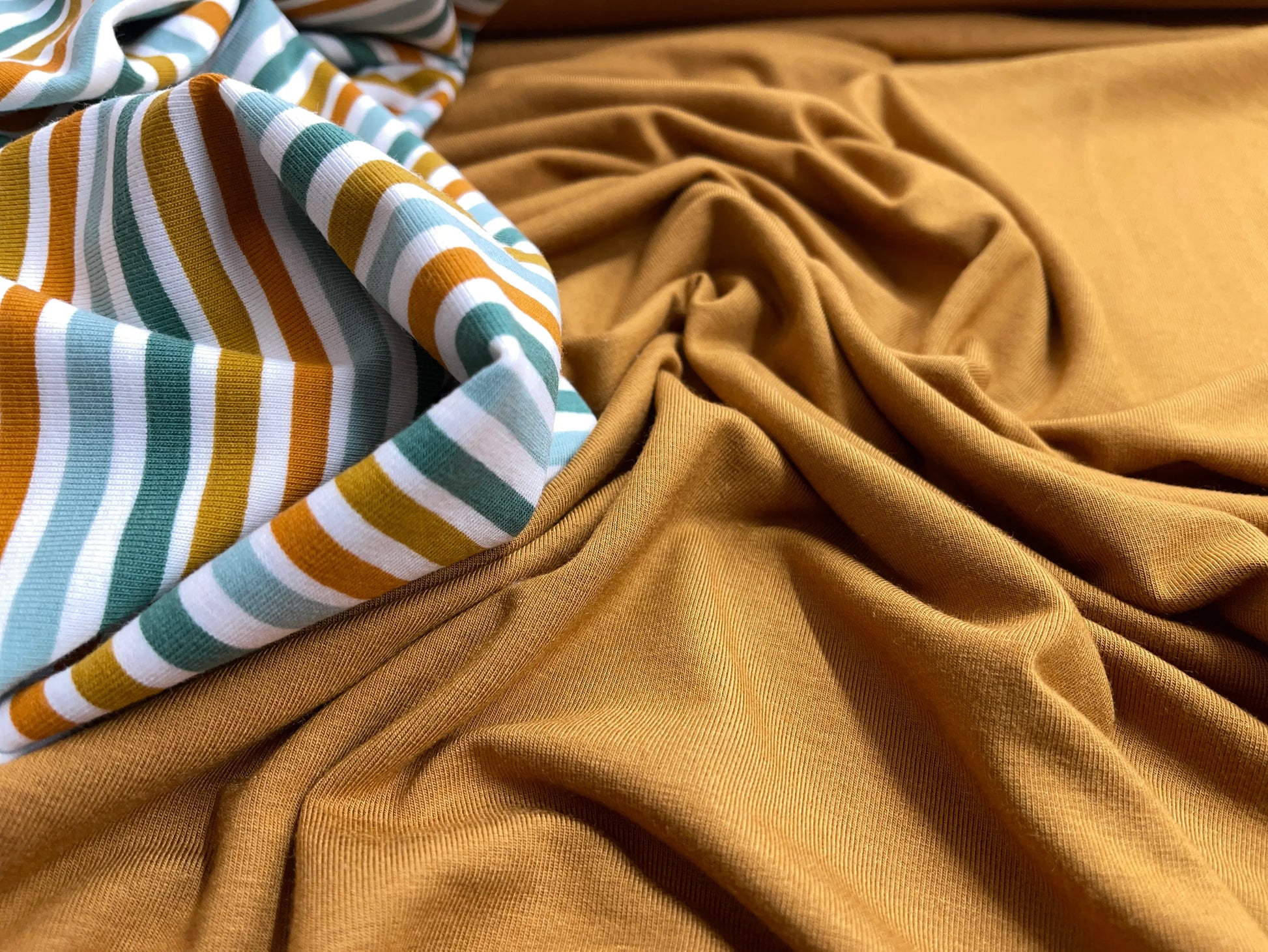 Tencel Modal Jersey ockergelb