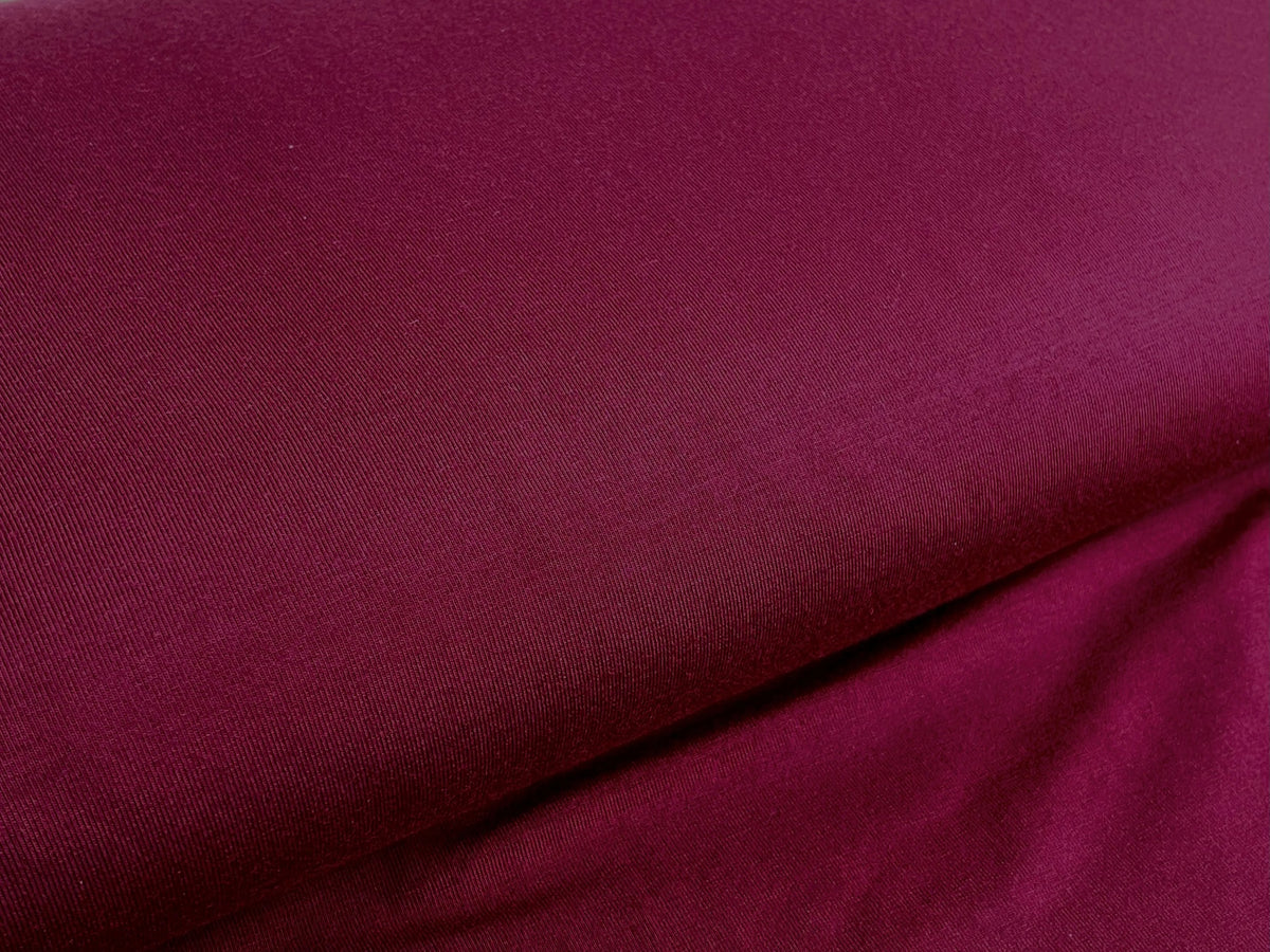 Tencel Modal Jersey Weinrot | Stoffwerk