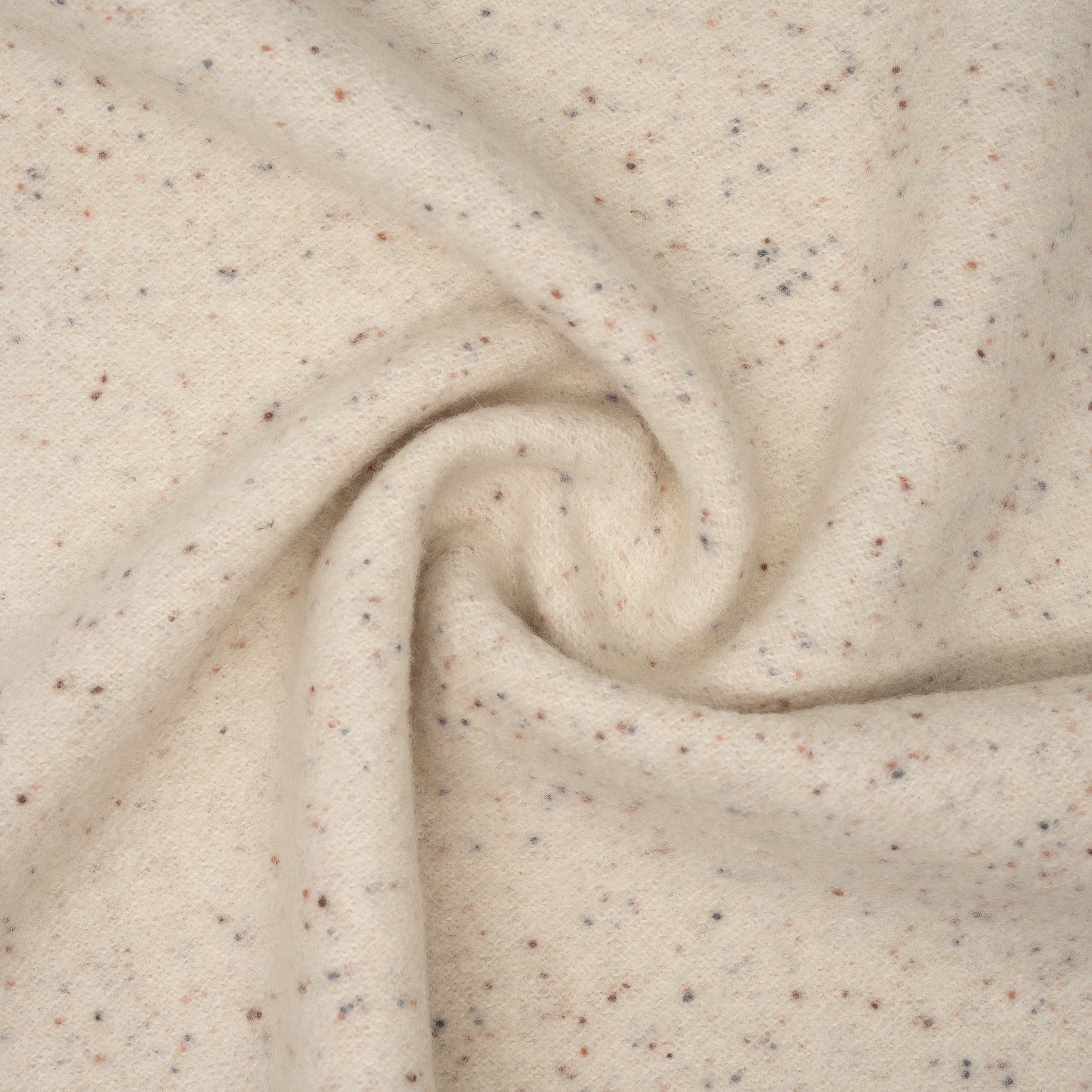 Tweed Walk Ecru Konfetti Blau Rot