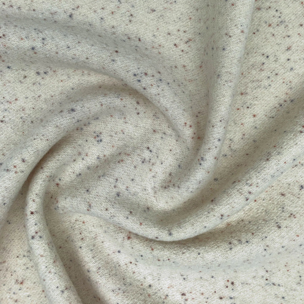 Tweed Walk Ecru Konfetti Blau Rot