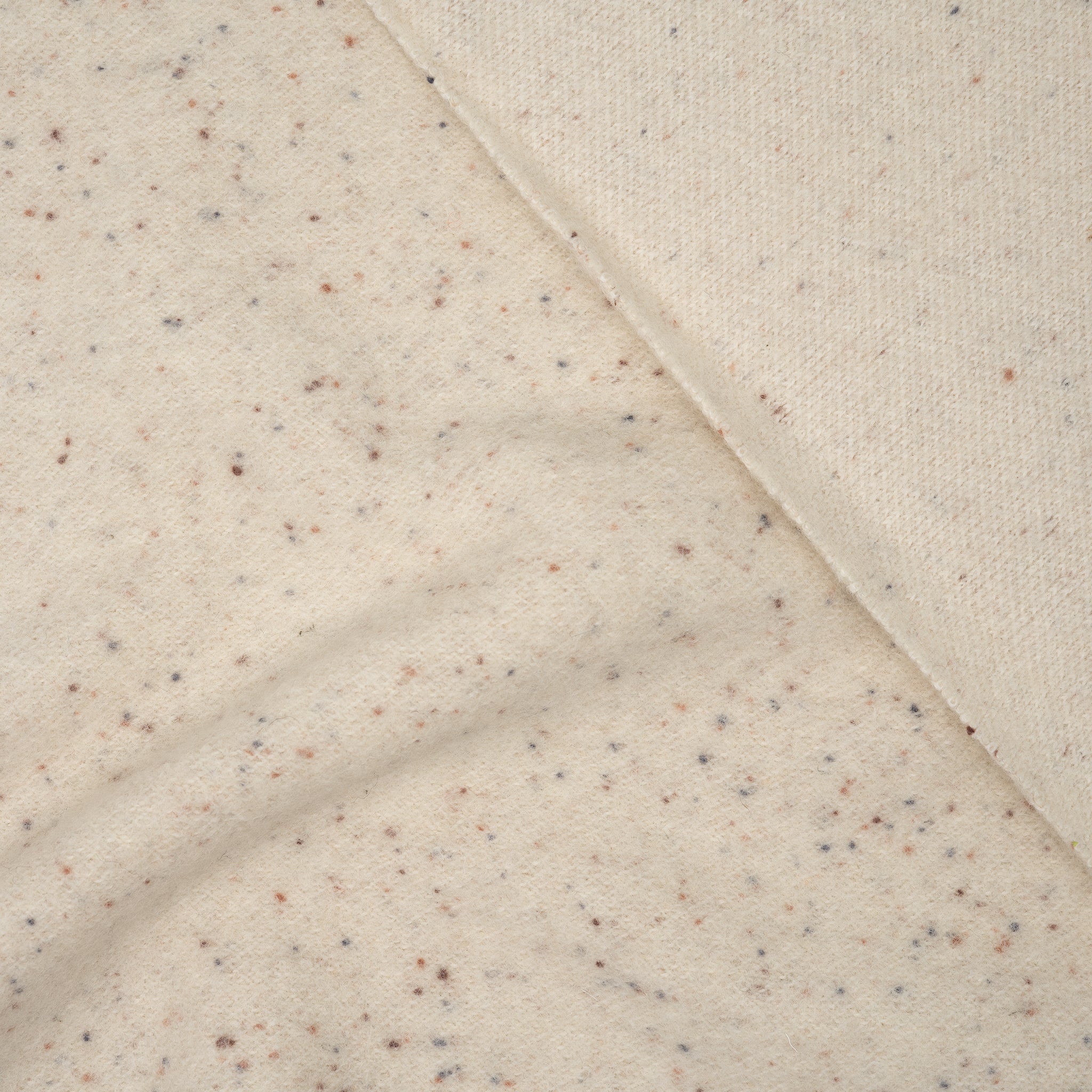 Tweed Walk Ecru Konfetti Blau Rot