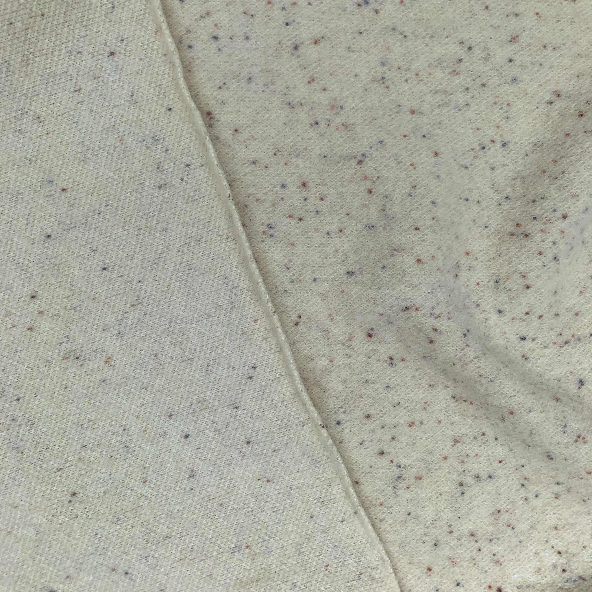 Tweed Walk Ecru Konfetti Blau Rot