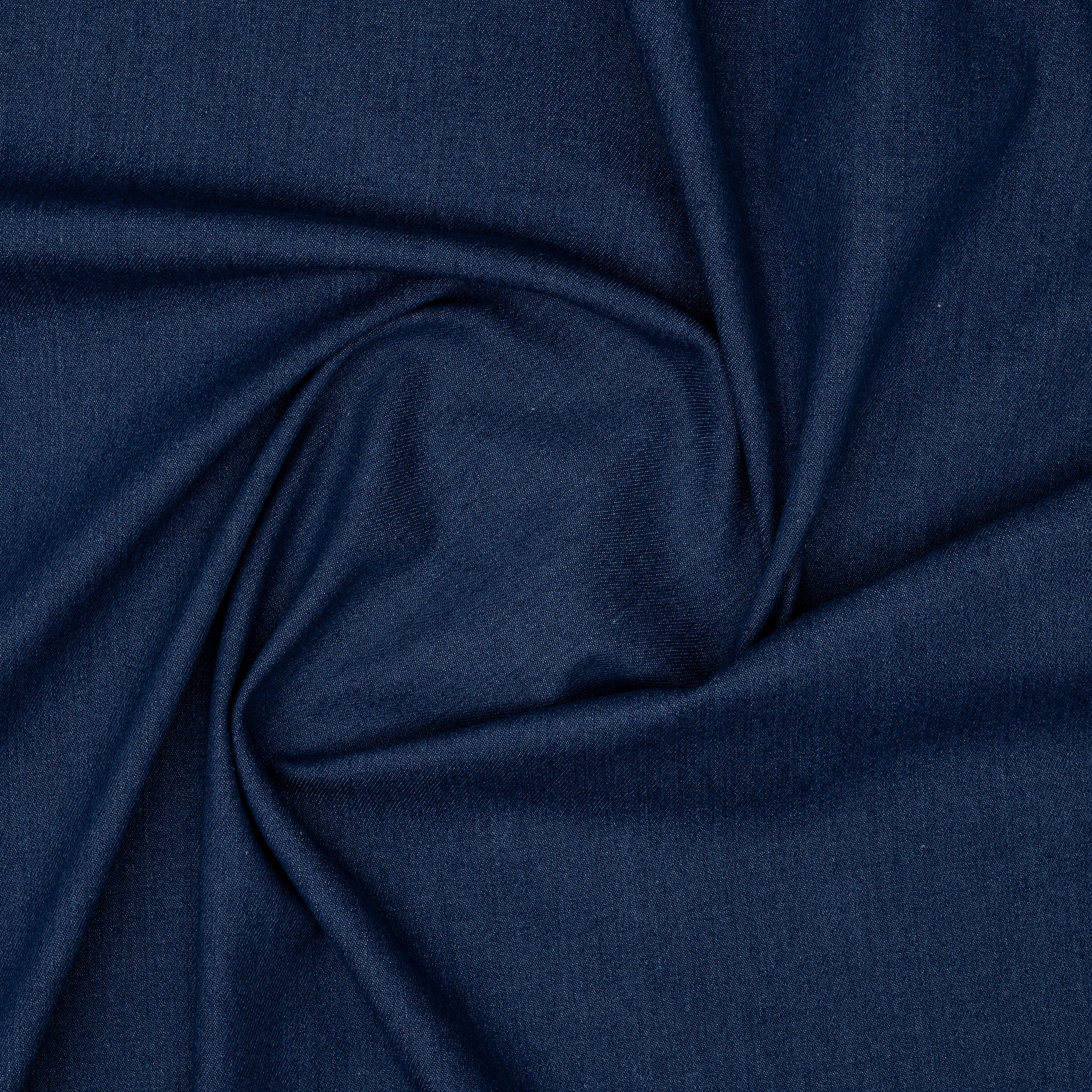 Twill Jeans Gewaschen Leicht Dehnbar Dunkelblau