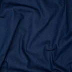 Twill Jeans Gewaschen Leicht Dehnbar Dunkelblau