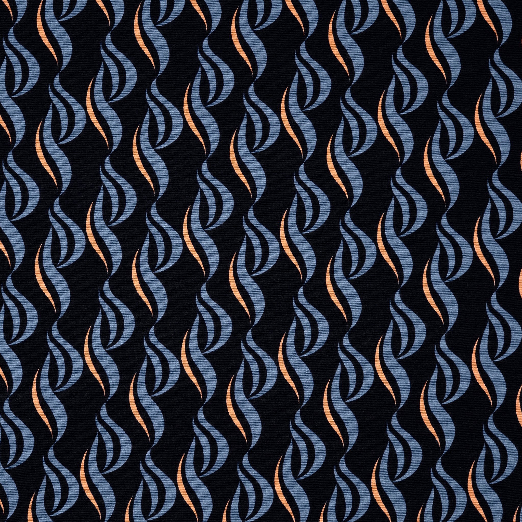 Viskose Abstrakt Navy B-Ware | Stoffwerk
