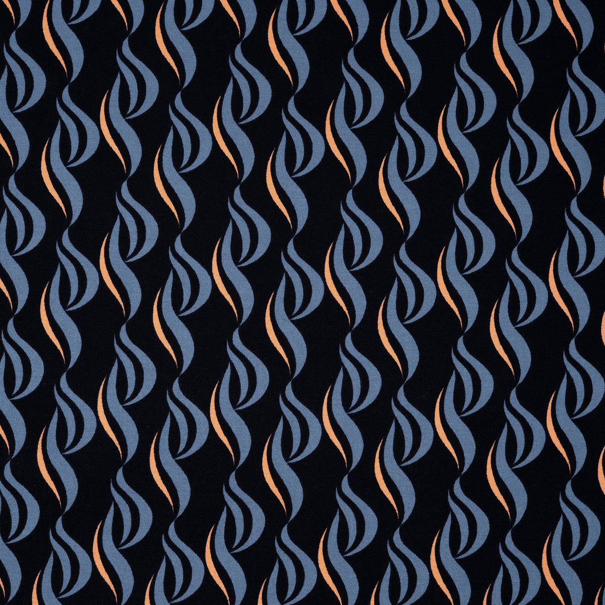 Viskose Abstrakt Navy B-Ware
