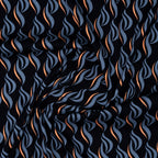 Viskose Abstrakt Navy B-Ware | Stoffwerk