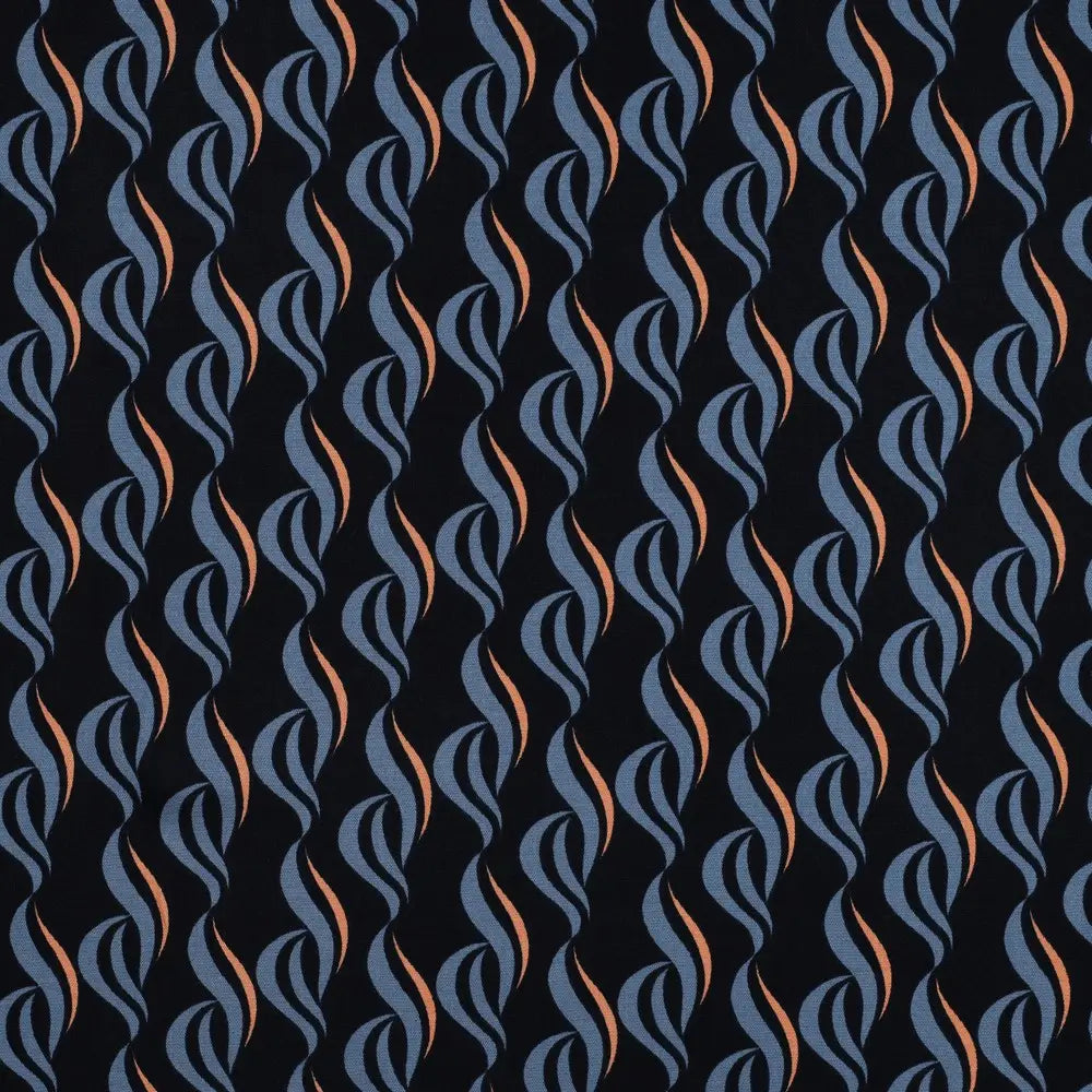 Viskose abstrakt navy