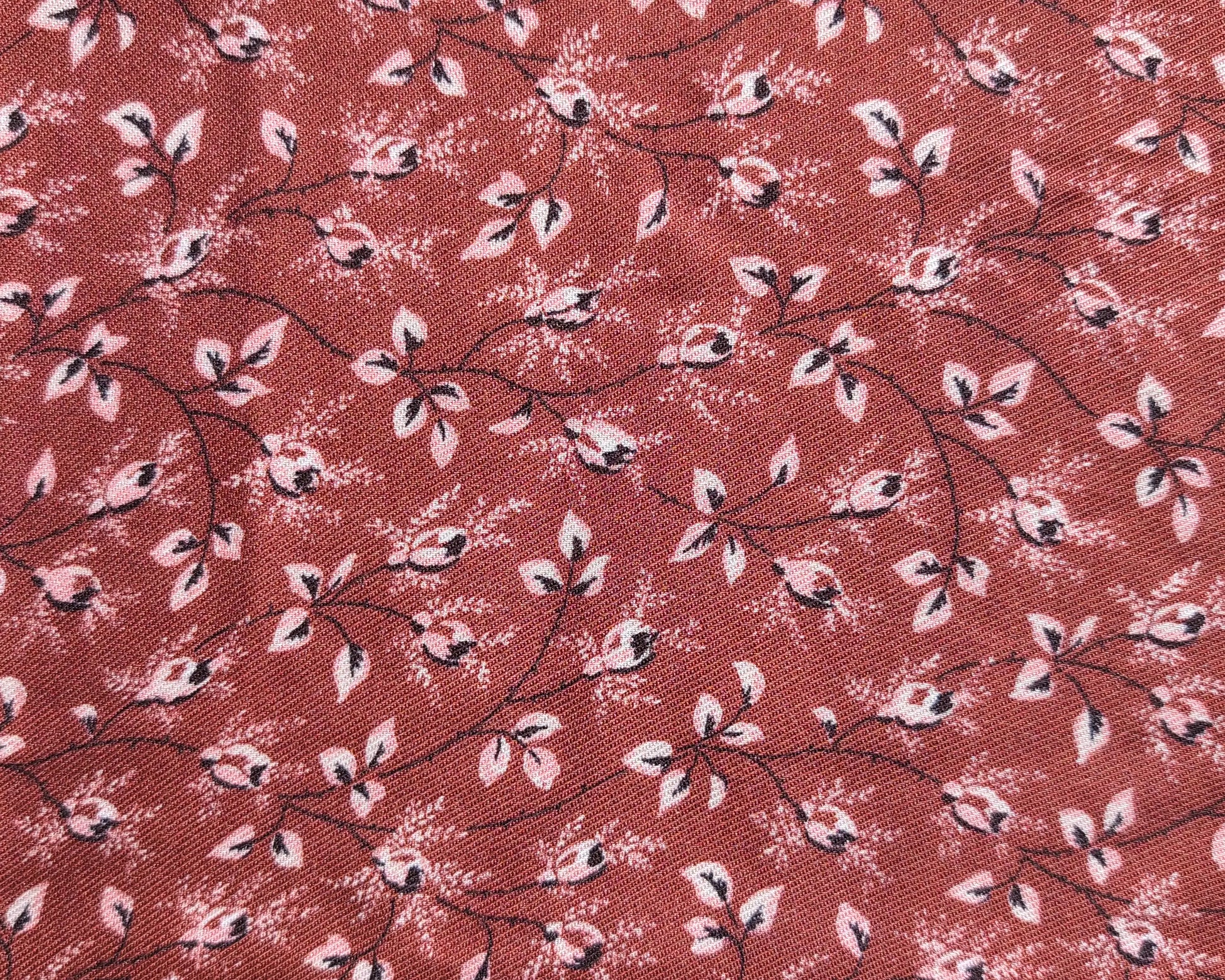 Viskose Blütenzweige rosa braun