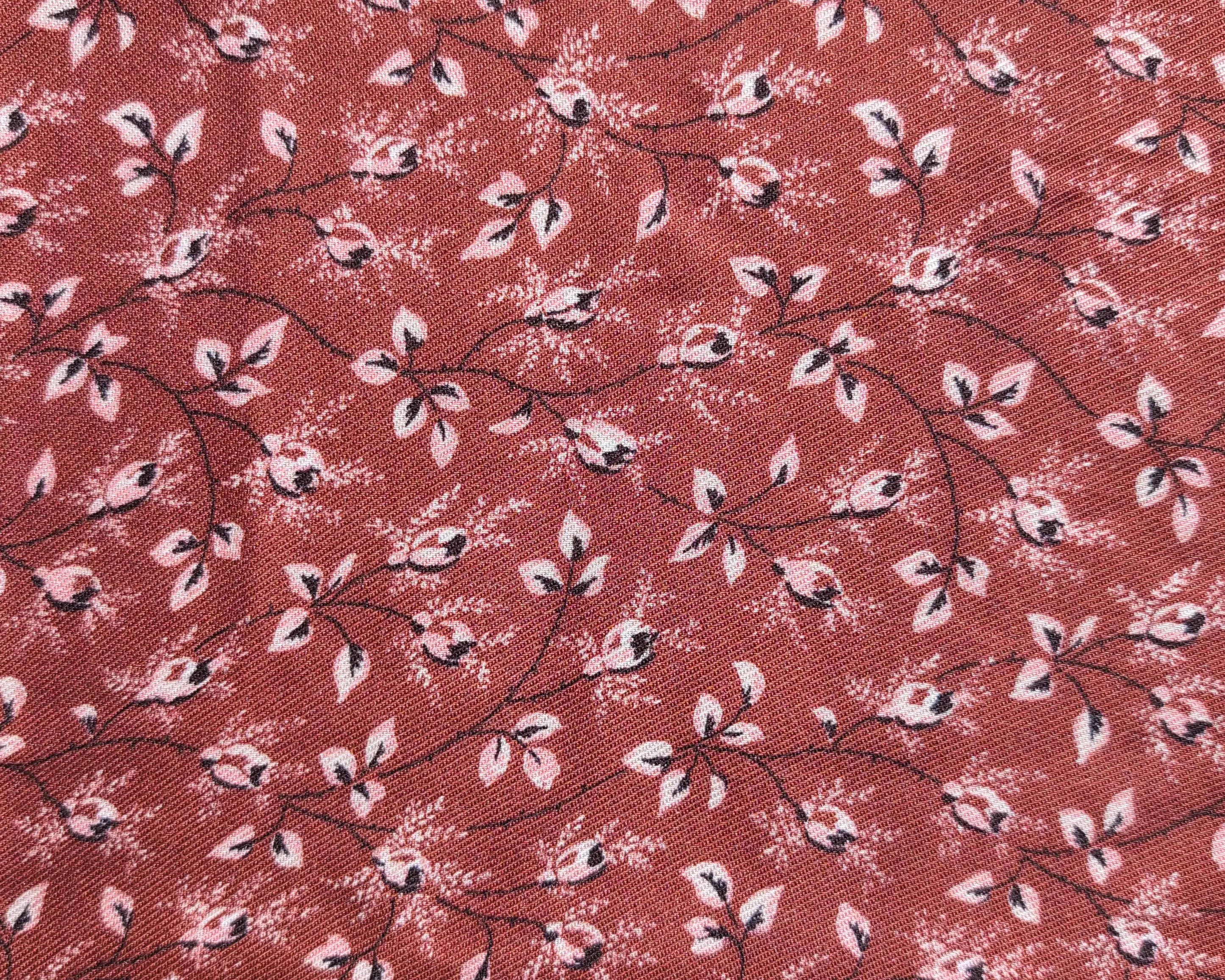 Viskose Blütenzweige rosa braun