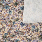 Viskose Jersey Digital Blumen Lila Blau Braun | Stoffwerk