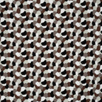 Viskose Kleine Mosaik Steinchen Sand Braun Beige Creme | Stoffwerk