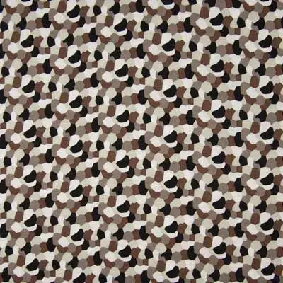Viskose kleine Mosaik Steinchen sand braun beige creme