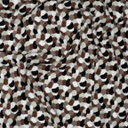 Viskose Kleine Mosaik Steinchen Sand Braun Beige Creme | Stoffwerk