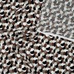 Viskose Kleine Mosaik Steinchen Sand Braun Beige Creme | Stoffwerk