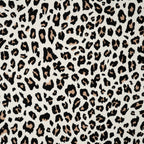 Viskose Leinen Leo Beige Schwarz | Stoffwerk