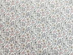 Viskose Pastellblumenwiese Mint Rosa Gelb | Stoffwerk