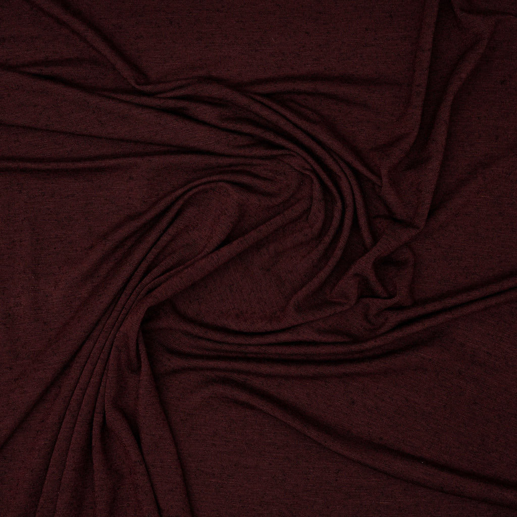 Viskose-Wolljersey Bordeaux
