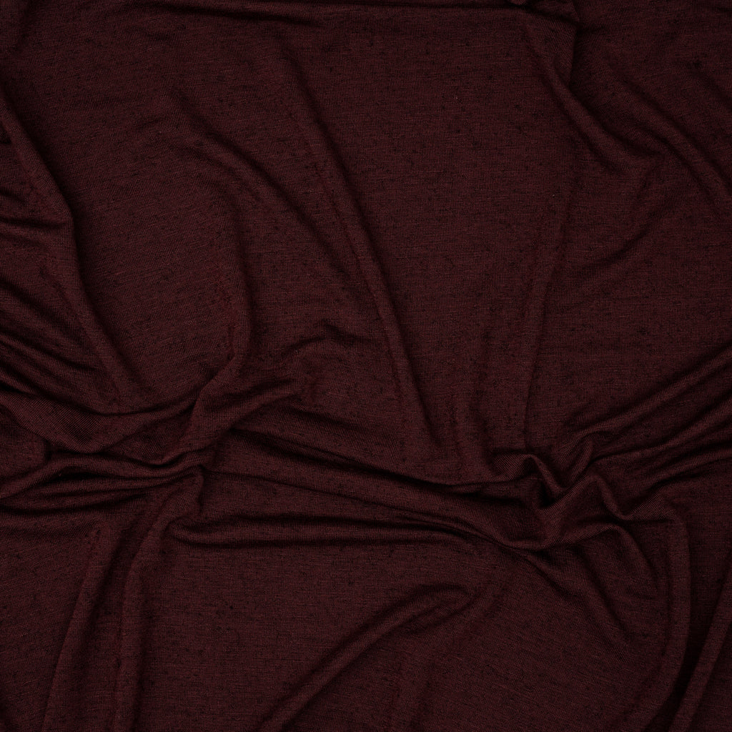 Viskose-Wolljersey Bordeaux