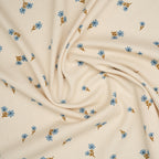 Waffelstrick Blumen Natur